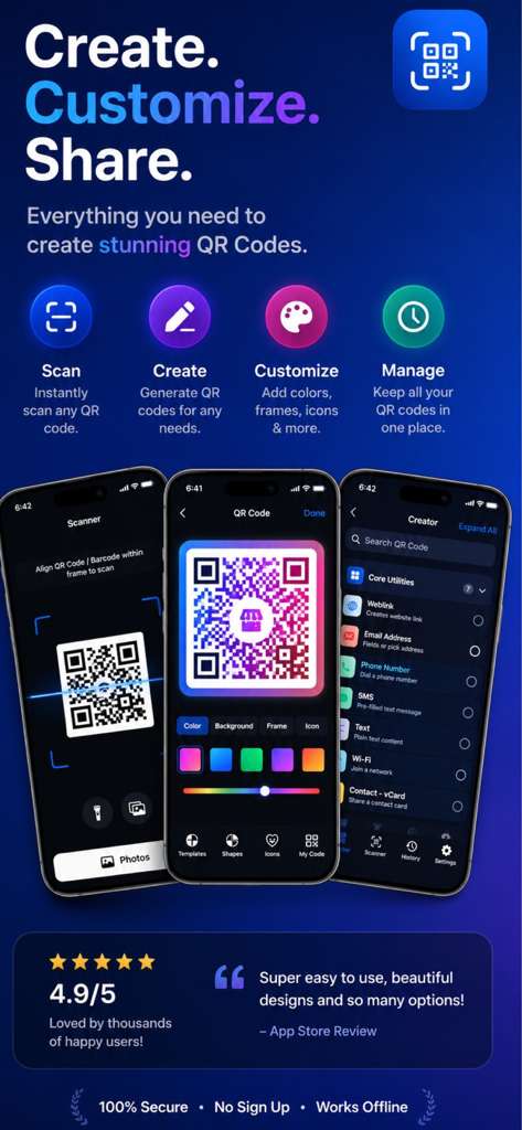QR for Dom Feature Screenshot 2